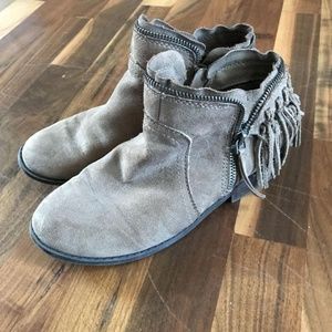 Girls size 3 Brown booties